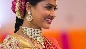 Sneha Wedding Hairstyle Actress Sneha S Hairstyles with Ethnic Wear Indian