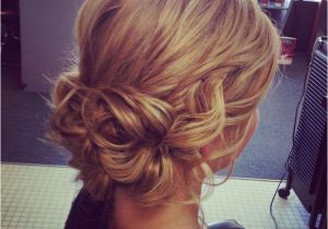 Soft Hairstyles for Weddings soft Wavy Updo Bottom is Pretty
