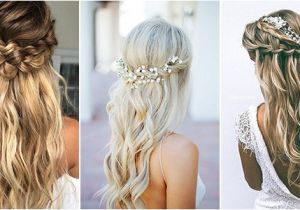 Some Up some Down Wedding Hairstyles Wedding Hairstyles for Long Hair Half Up Hairstyles by
