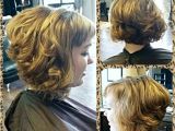 Stacked Angled Bob Haircut with Bangs 6 Best Curly & Wavy Stacked Haircuts for Short Hair 2017
