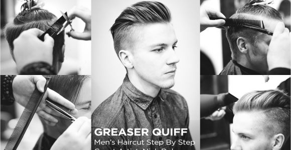 Step by Step Mens Hairstyles the Greaser Quiff Men S Haircut Step by Step