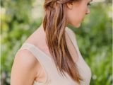 Straight Hairstyles for Weddings Straight Half Up Wedding Hair with Braid