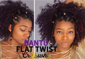 Summer Hairstyles for African American Women Natural Black Summer Hairstyles Flat Twist Bantu Knot Crown Hair