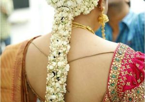 Tamil Wedding Hairstyles Pelli Poola Jada south Indian Bridal Hair Style