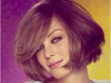 Tapered Bob Haircut Easy Medium Length Tapered Bob with Side Part and Face