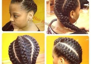 Three Braid Hairstyles 3 Goddess Braids Hair Pinterest