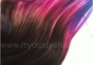 Tie Dye Hairstyles Purple Ombre Hair