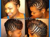 Transitioning Braid Hairstyles Updo Protective Transitioning Mohawk