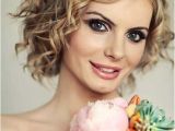 Trendy Hairstyles for Weddings Short Curly Wedding Hairstyles Hairzstyle