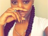 Two Big Braids Hairstyles 31 Ghana Braids Styles for Trendy Protective Looks