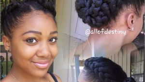 Two Big Braids Hairstyles Two Cornrows with Weave