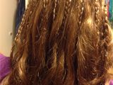 Two Strand Braid Hairstyle Waterfall Braid then Braid the Strands that "waterfall" then Curl