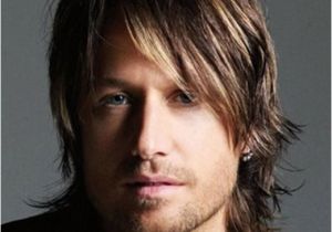 Urban Hairstyles Men Keith Urban 45 Wearing Layered Long Hair to the