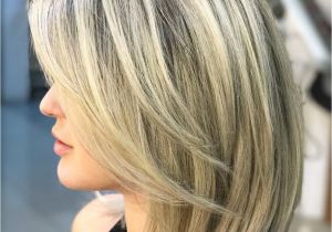 V Cut Blonde Hair 60 Fun and Flattering Medium Hairstyles for Women In 2018