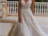 V-neck Wedding Dress Hairstyles Eve Of Milady Boutique Spring 2016 Bridal V Neckline Lace