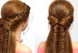 Videos Of Hairstyles for Long Hair Braided Hairstyle for Everyday Medium Long Hair Tutorial