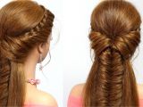 Videos Of Hairstyles for Long Hair Braided Hairstyle for Everyday Medium Long Hair Tutorial