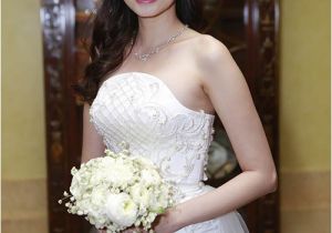 Vietnamese Wedding Hairstyles Beautiful Wedding Hairstyle Of Vietnamese Celebrities