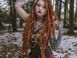 Viking Hairstyles Dreads Hair Dreads Dreadstyles Dreadlocks Girlswithdreads Tattooed