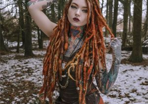 Viking Hairstyles Dreads Hair Dreads Dreadstyles Dreadlocks Girlswithdreads Tattooed