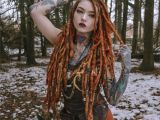 Viking Hairstyles for Women Hair Dreads Dreadstyles Dreadlocks Girlswithdreads Tattooed