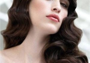 Vintage Hairstyles Curls asymmetric Hairstyle Finger Wave Wedding Pinterest