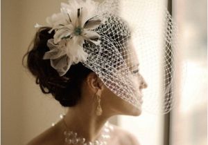 Vintage Wedding Hairstyles with Birdcage Veil 76 Adorable Vintage Birdcage Veils