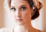 Vintage Wedding Hairstyles with Birdcage Veil Vintage Wedding Hairstyles S