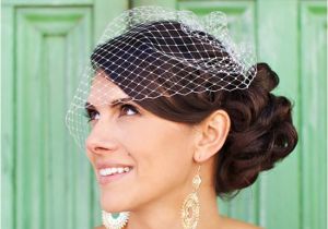Vintage Wedding Hairstyles with Birdcage Veil Vintage Wedding Hairstyles with Birdcage Veil
