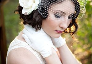 Vintage Wedding Hairstyles with Birdcage Veil Wedding Hairstyles for Women with Short Hair Women
