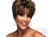 Vivica Fox Short Hairstyles Vivica A Fox Pure Stretch Cap Human Hair Short Full