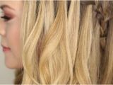 Wavy Half Updo Hairstyles Waterfall Hairstyle Types Wavy Hairstyles Unique Facial Hairstyle 0d