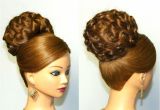 Wedding Bun Hairstyles Youtube Elegant Wedding Updo for Long Hair Wedding Ts