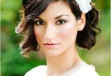 Wedding Day Hairstyles for Short Hair 48 Chic Wedding Hairstyles for Short Hair