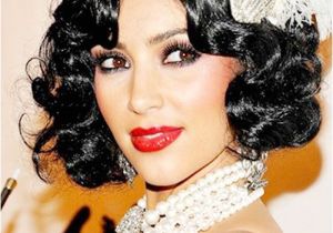 Wedding Hairstyles 1920 S Kim Kardashian 1920s Flapper Look