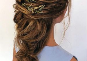 Wedding Hairstyles 2019 Up Wedding Hair Half Up Greek Swept Cascading On Long Hair