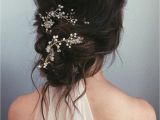 Wedding Hairstyles and Headpieces Messy Bun Wedding Updos Pair fort and Style