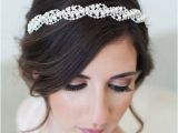 Wedding Hairstyles Art Deco Pearl Bridal Headband Bridal Crystal Headband Pearl Wedding