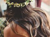 Wedding Hairstyles Cape town Brunette Flower Crown Wedding Hairstyles Google Search