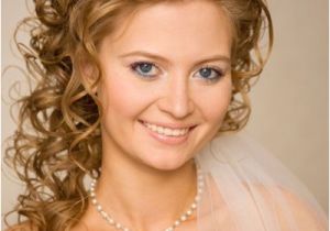 Wedding Hairstyles Curly Hair Veil Curly Wedding Hairstyles with Tiara