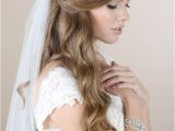 Wedding Hairstyles Curly Hair Veil Loose Wedding Hairstyles with Veil Hair Ideas In 2018