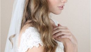 Wedding Hairstyles Curly Hair Veil Loose Wedding Hairstyles with Veil Hair Ideas In 2018