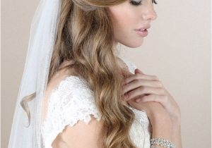 Wedding Hairstyles Curly Hair Veil Loose Wedding Hairstyles with Veil Hair Ideas In 2018