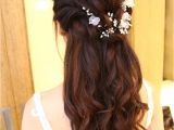 Wedding Hairstyles Down Straight Pretty Half Up Half Down Hairstyles Partial Updo Wedding Hairstyle