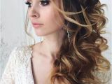 Wedding Hairstyles Down to One Side Pin by Lindsey Marshall On Wedding Board