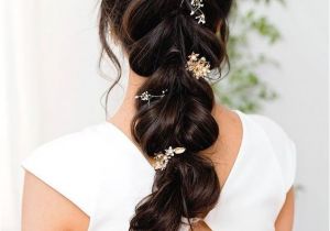 Wedding Hairstyles Down Vintage Rustic Vintage Diy Half Up Half Down Wedding Hairstyle for Long Hair