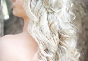 Wedding Hairstyles Down with Braids Long Wedding Hairstyles Wavy Wedding Hairstyle with