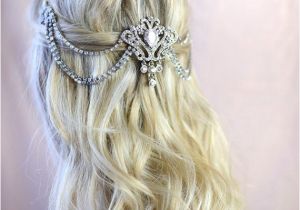 Wedding Hairstyles Etsy Bridal Hair Chain by Lottiedadesigns On Etsy W