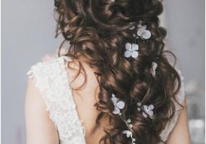 Wedding Hairstyles Etsy Wedding Boho 2019 Flowers Hair Vine Rustic Bridal Hair Crystal Vine