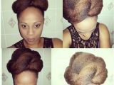 Wedding Hairstyles for 4c Hair Roll and Tuck Updo On 4c Black Natural Hair